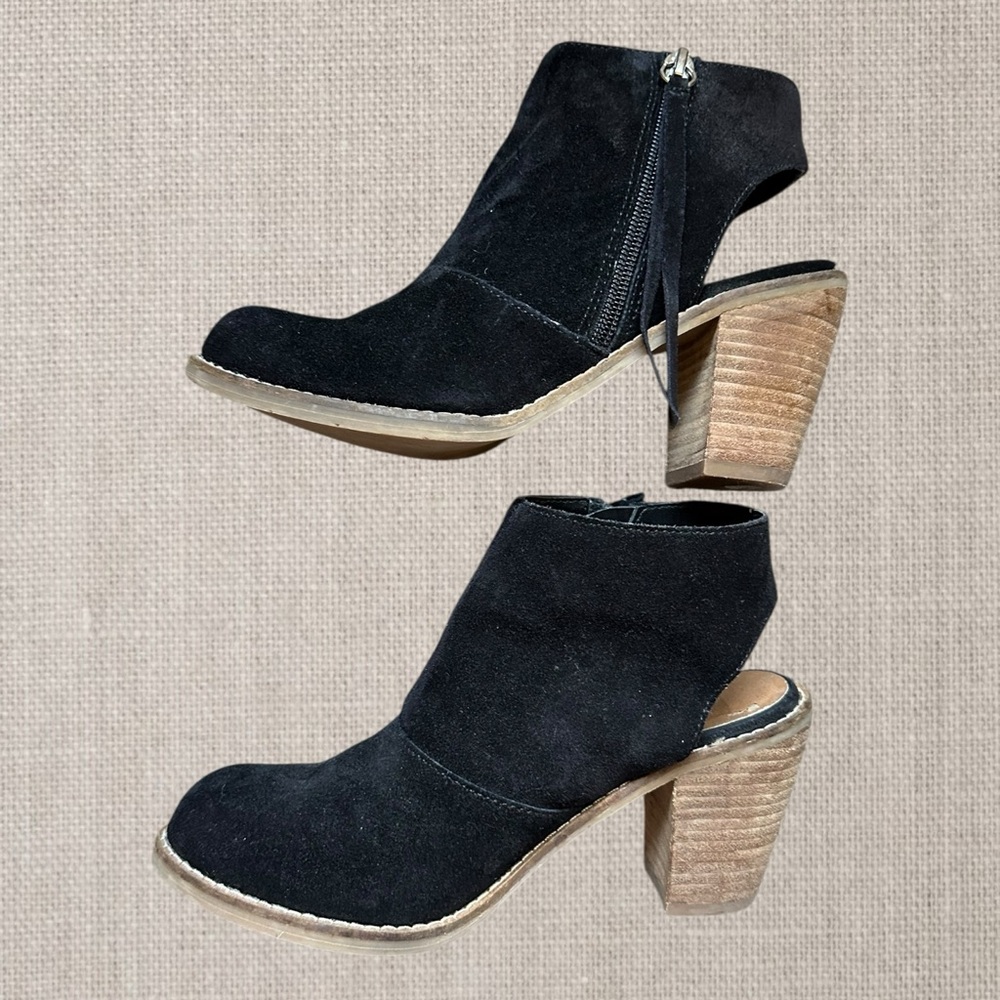 Dolce Vita Black Suede Ankle Boots